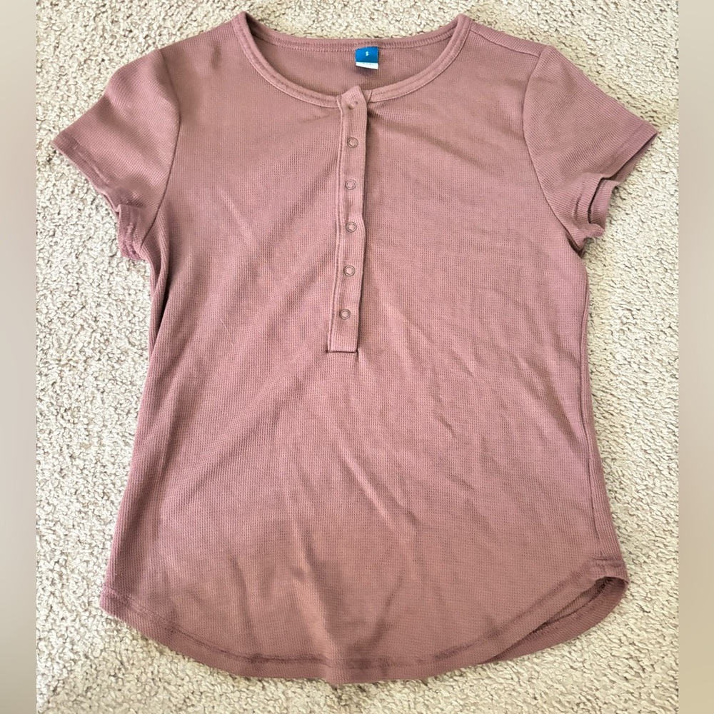Old Navy Button up Top BROWN